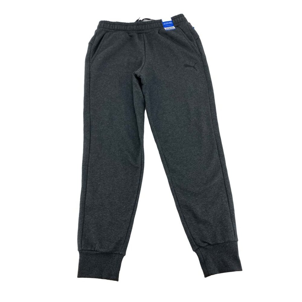 Puma Men's Fleece Joggers | Sweatpants | Dark Grey | Various Sizes **NEW